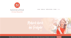 Desktop Screenshot of naehkurse-rauscher.de
